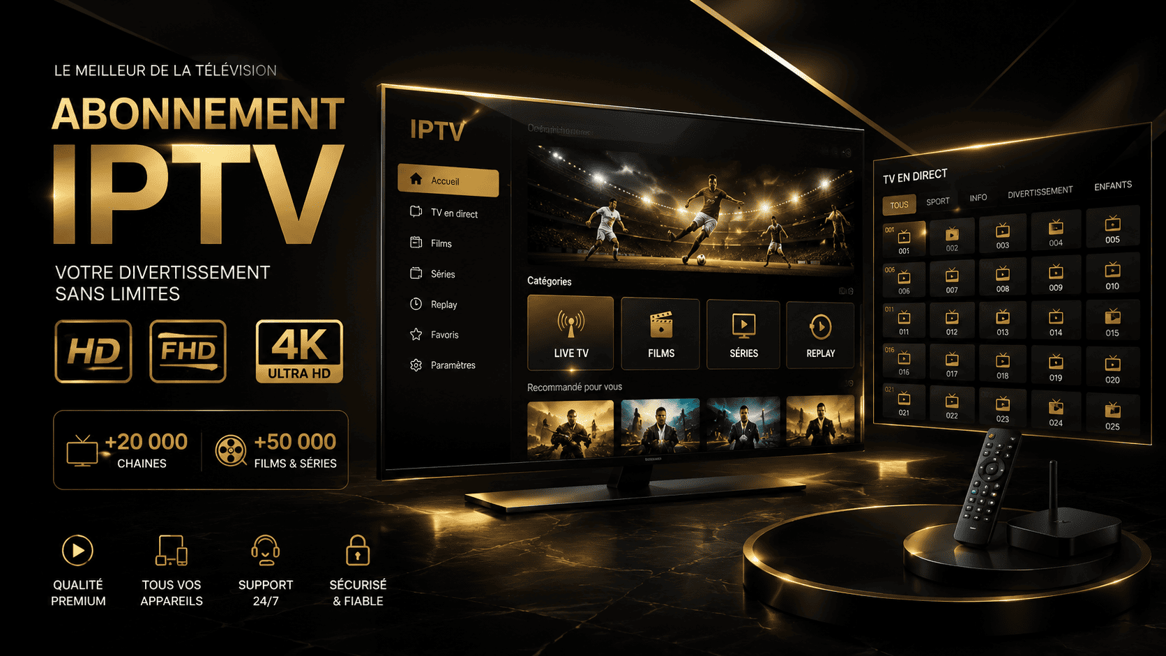 abonnement iptv 12 mois