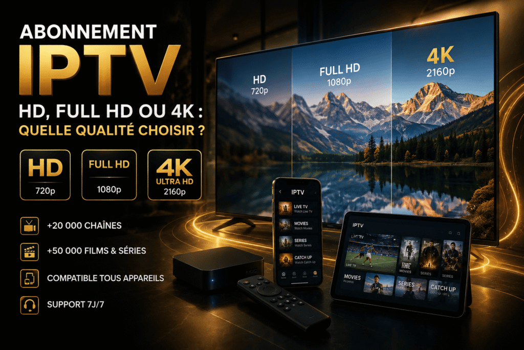 abonnement iptv 4k