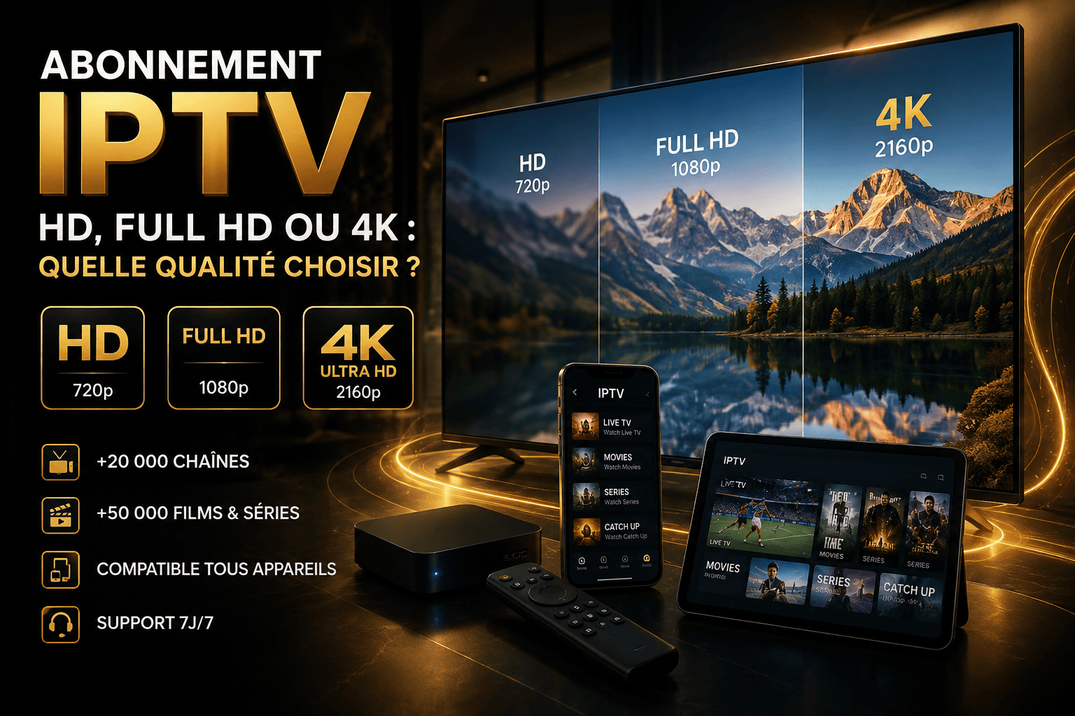 abonnement iptv 4k