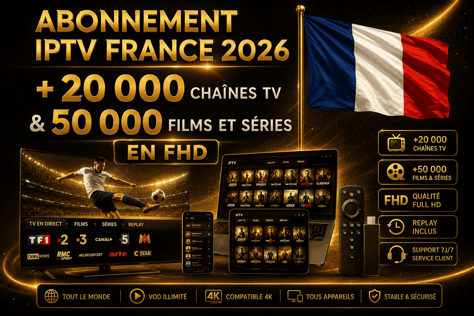 Meilleur Abonnement IPTV