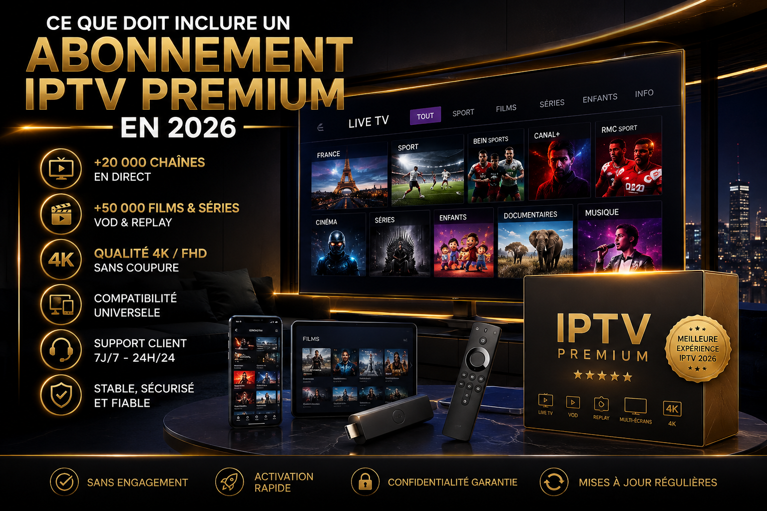 Meilleur Abonnement IPTV