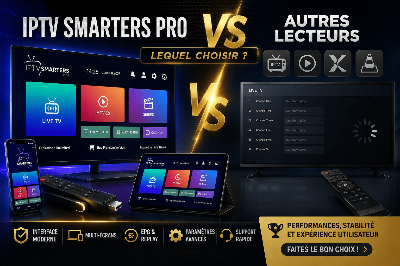 iptv smarters pro vs