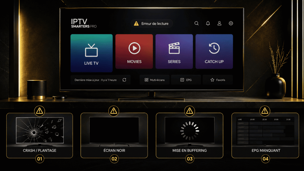 IPTV Smarters Pro ne fonctionne pas