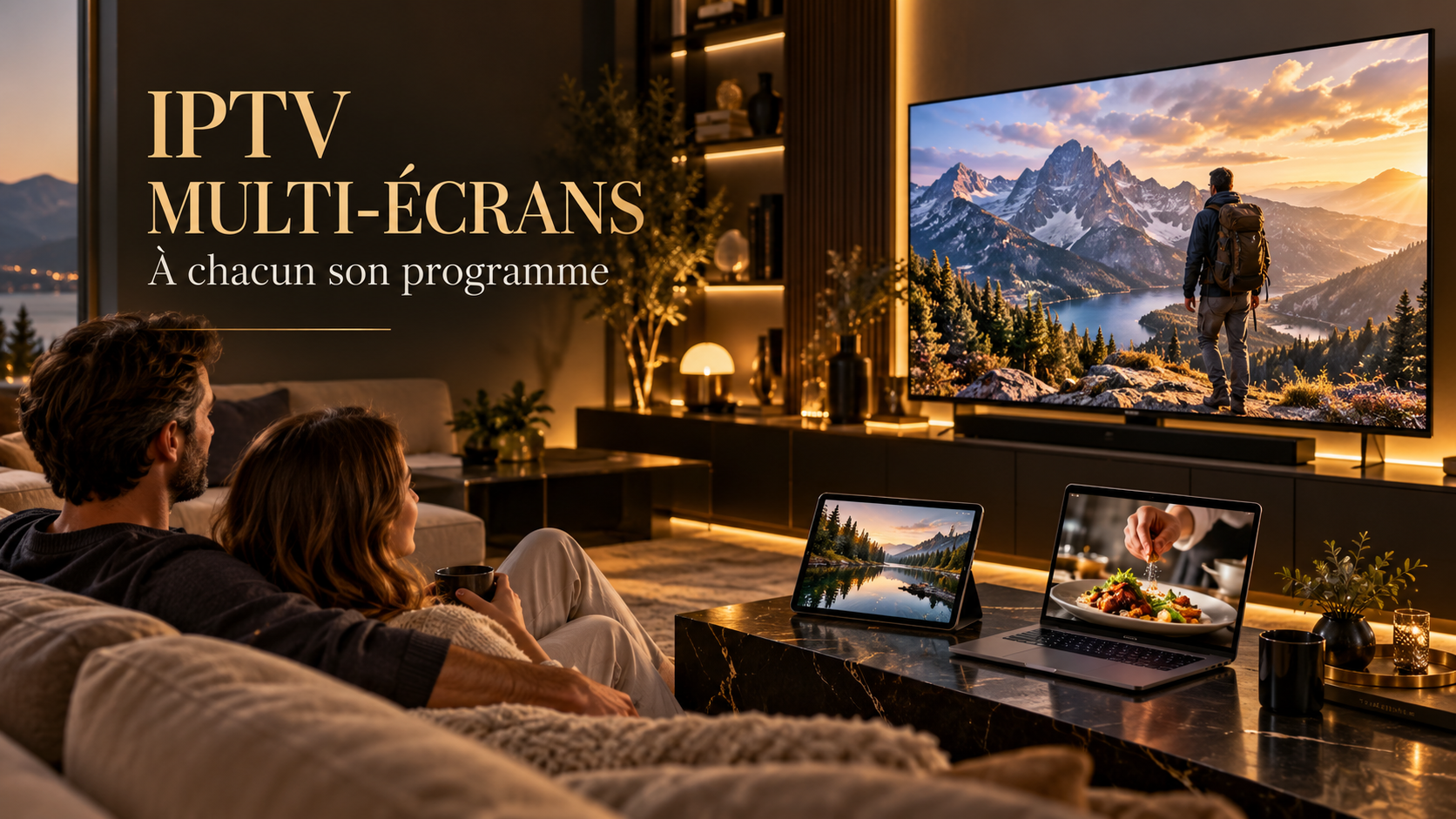 Abonnement IPTV multi-écrans